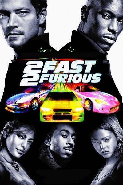 2 Fast 2 Furious Hindi Dubbed Movie Poster (2003)
