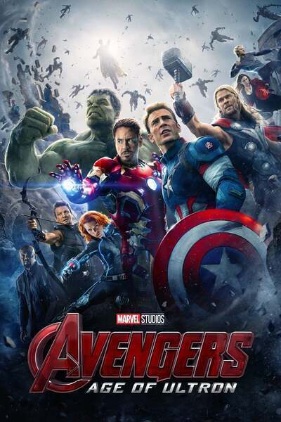 Avengers: Age of Ultron Hindi Dubbed Movie Poster (2015)