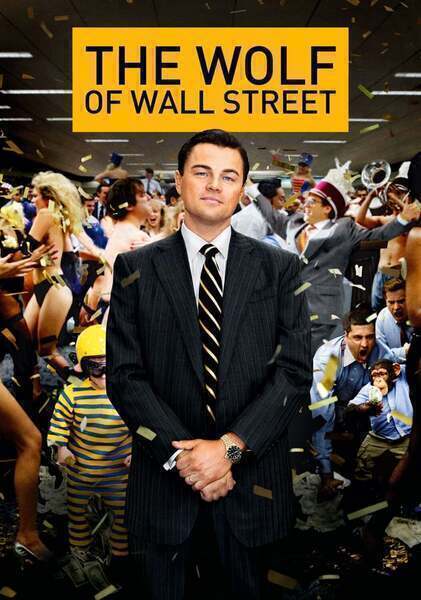 The Wolf of Wall Street Hindi Dubbed Movie Poster (2013)