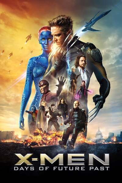X-Men: Days of Future Past Hindi Dubbed Movie Poster (2014)