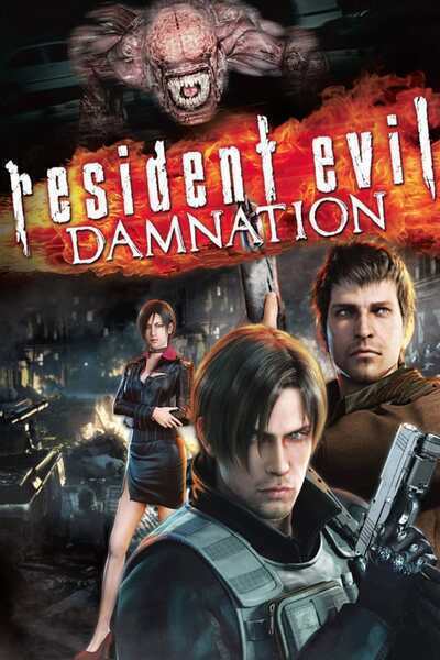 Resident Evil: Damnation Hindi Dubbed Movie Poster (2012)