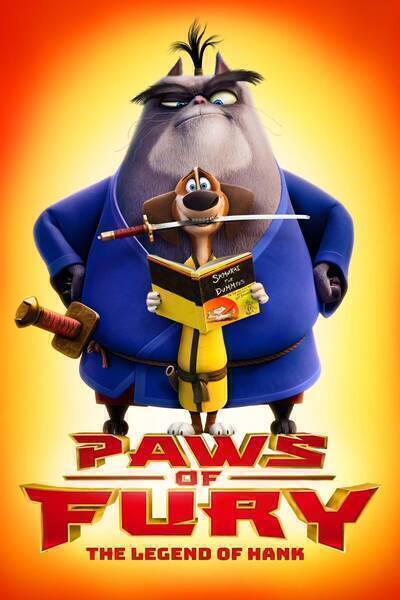 Paws of Fury: The Legend of Hank Hindi Dubbed Movie Poster (2022)