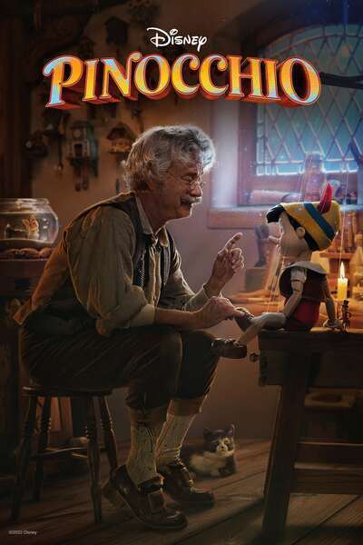 Pinocchio Hindi Dubbed Movie Poster (2022)