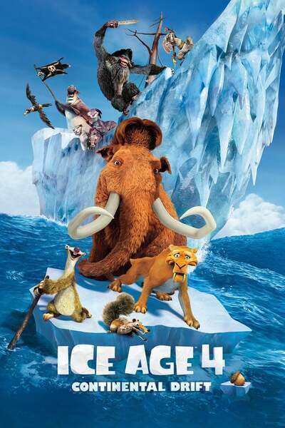 Ice Age: Continental Drift Hindi Dubbed Movie Poster (2012)