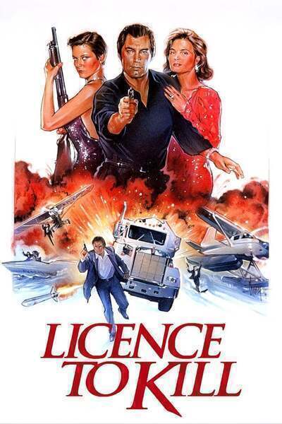 Licence to Kill Hindi Dubbed Movie Poster (1989)