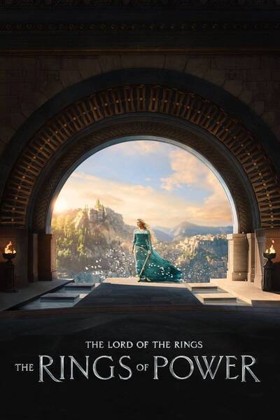 The Lord of the Rings: The Rings of Power Hindi Dubbed Movie Poster (2022)