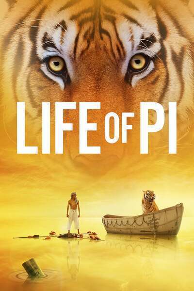 Life of Pi Hindi Dubbed Movie Poster (2012)