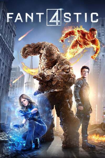 Fantastic Four Hindi Dubbed Movie Poster (2015)