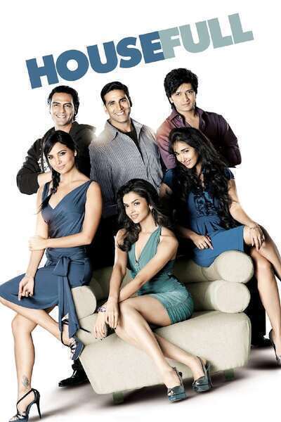 Housefull Hindi Dubbed Movie Poster (2010)