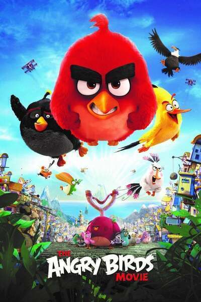 The Angry Birds Movie Hindi Dubbed Movie Poster (2016)