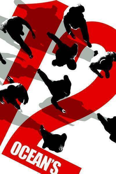 Ocean's Twelve Hindi Dubbed Movie Poster (2004)