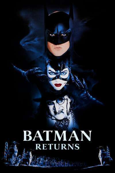 Batman Returns Hindi Dubbed Movie Poster (1992)