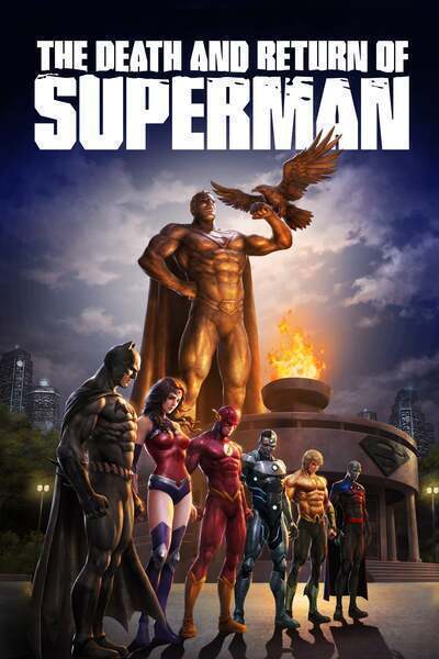 The Death and Return of Superman Hindi Dubbed Movie Poster (2019)