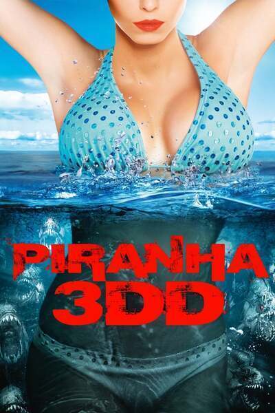 Piranha 3DD Hindi Dubbed Movie Poster (2012)