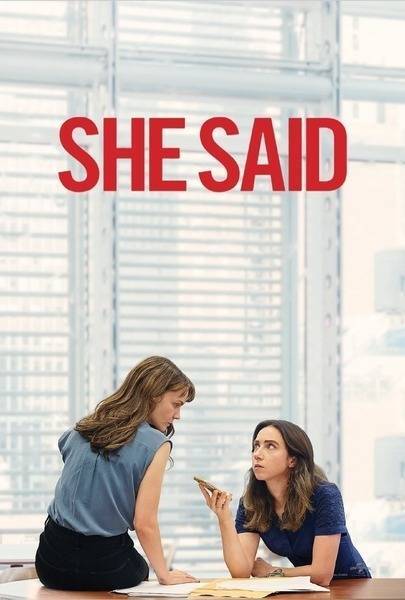 She Said Hindi Dubbed Movie Poster (2022)