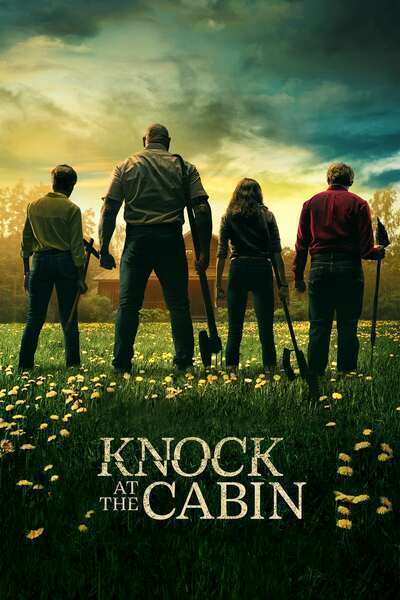 Knock at the Cabin Hindi Dubbed Movie Poster (2023)
