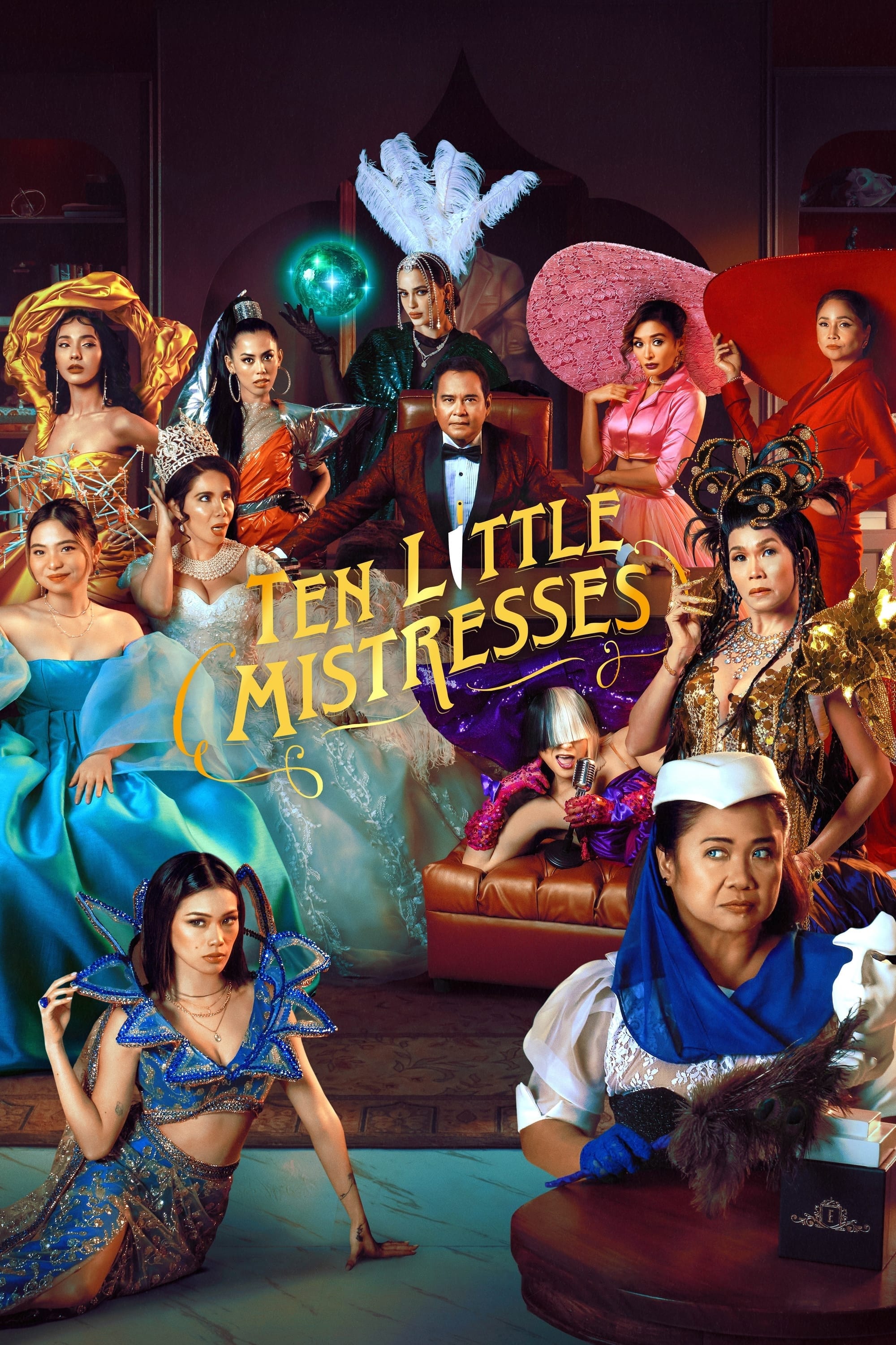 Ten Little Mistresses Hindi Dubbed Movie Poster (2023)