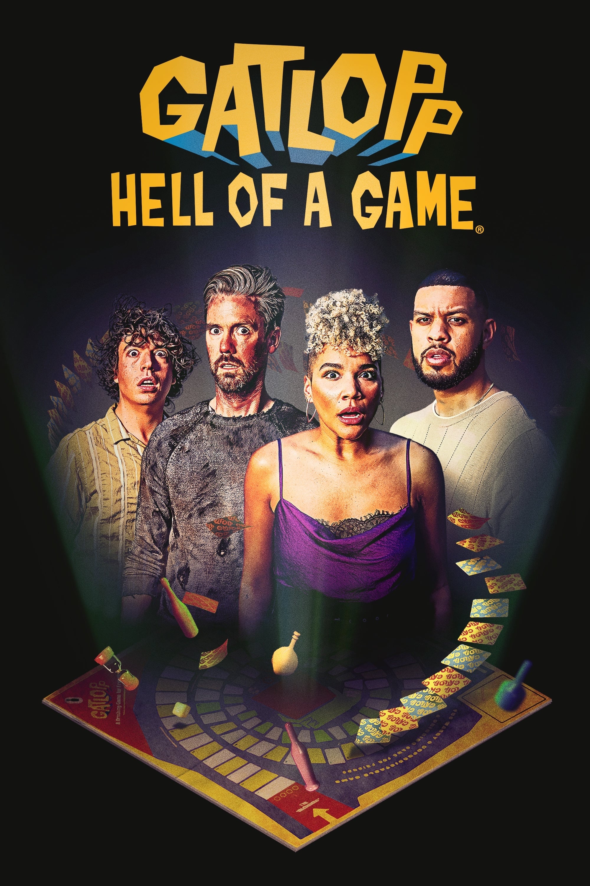Gatlopp: Hell of a Game Hindi Dubbed Movie Poster (2022)