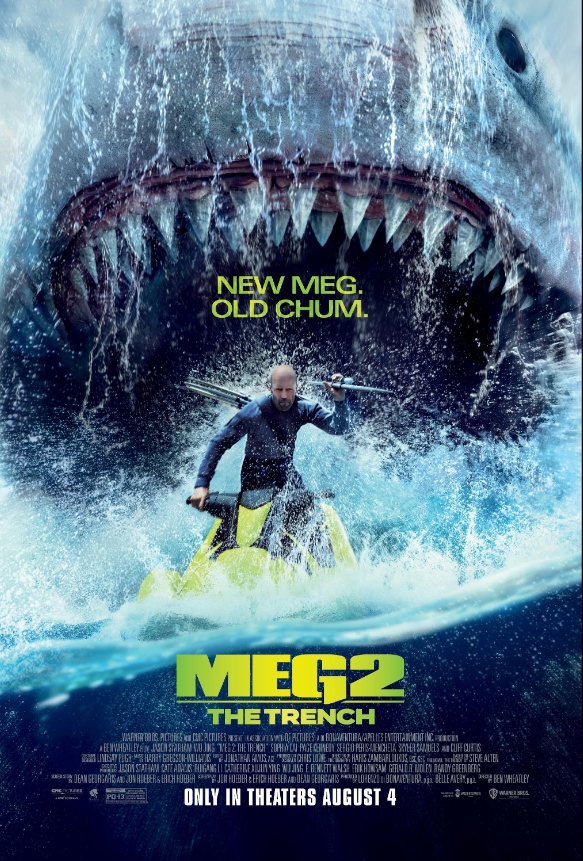Meg 2: The Trench Hindi Dubbed Movie Poster (2023)