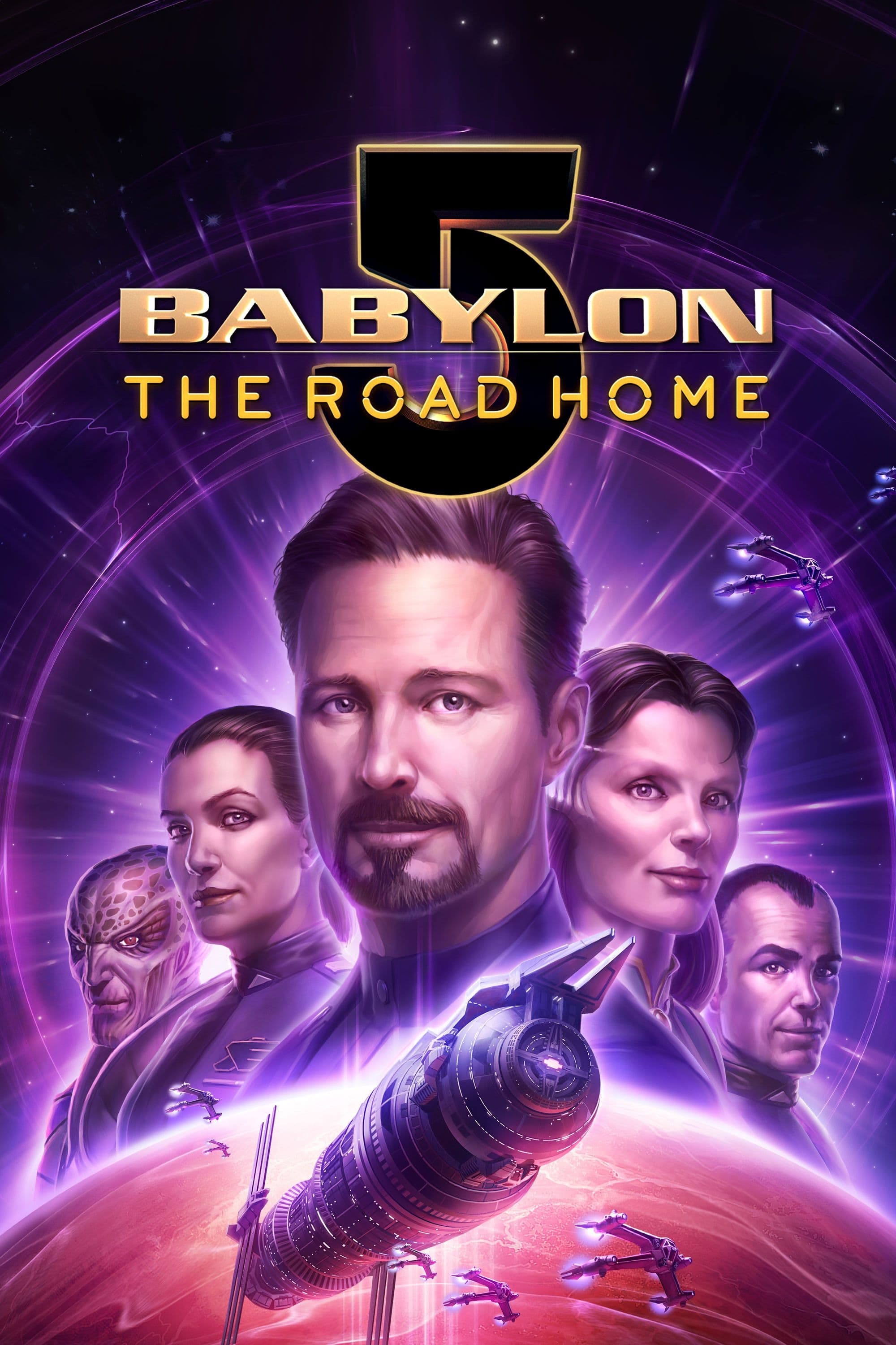 Babylon 5: The Road Home Hindi Dubbed Movie Poster (2023)