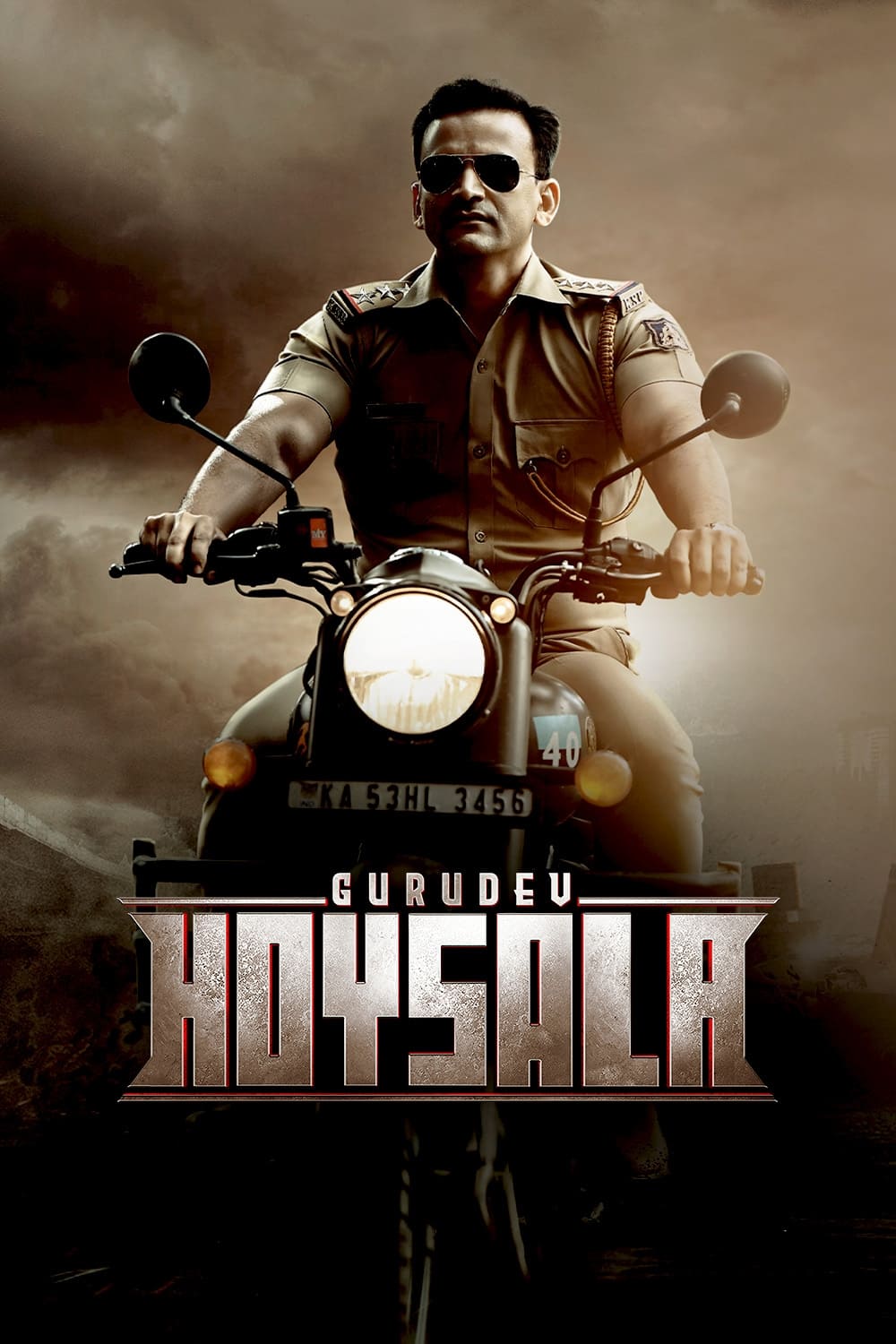 Gurudev Hoysala Hindi Dubbed Movie Poster (2023)