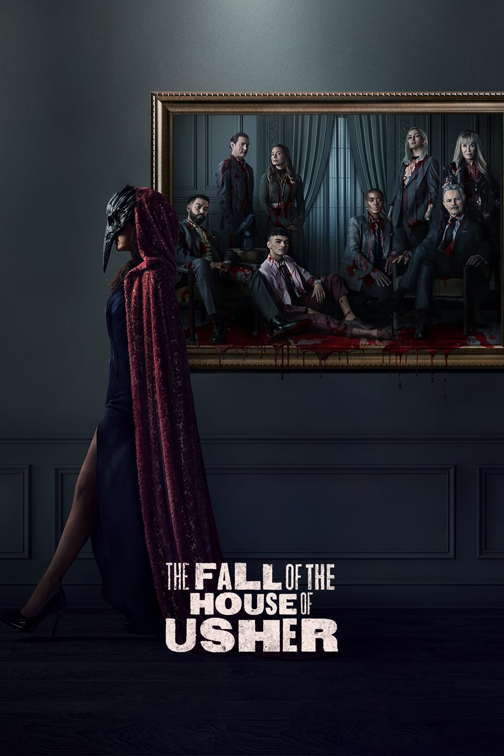 The Fall of the House of Usher Hindi Dubbed Movie Poster (2023)