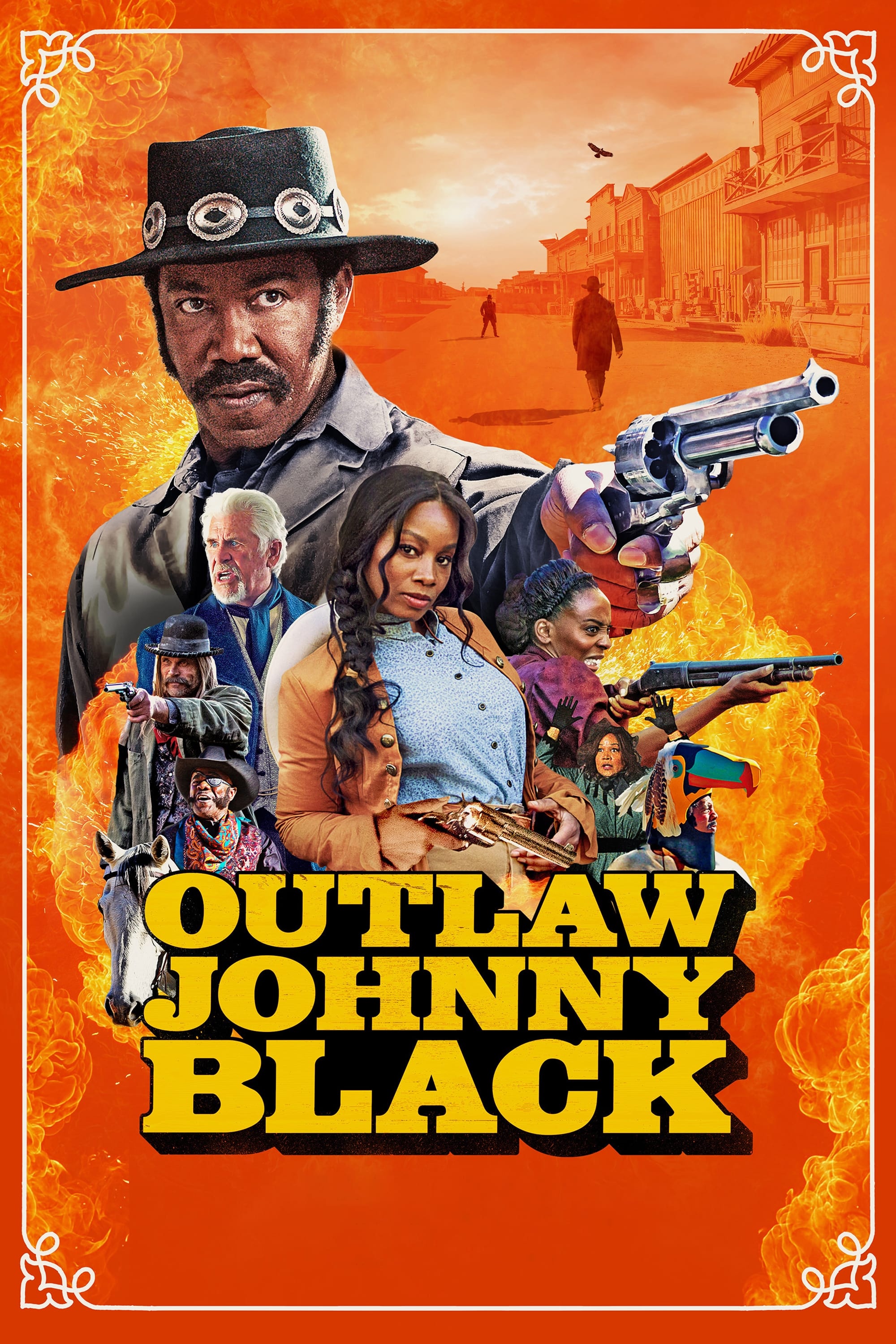 Outlaw Johnny Black Hindi Dubbed Movie Poster (2023)