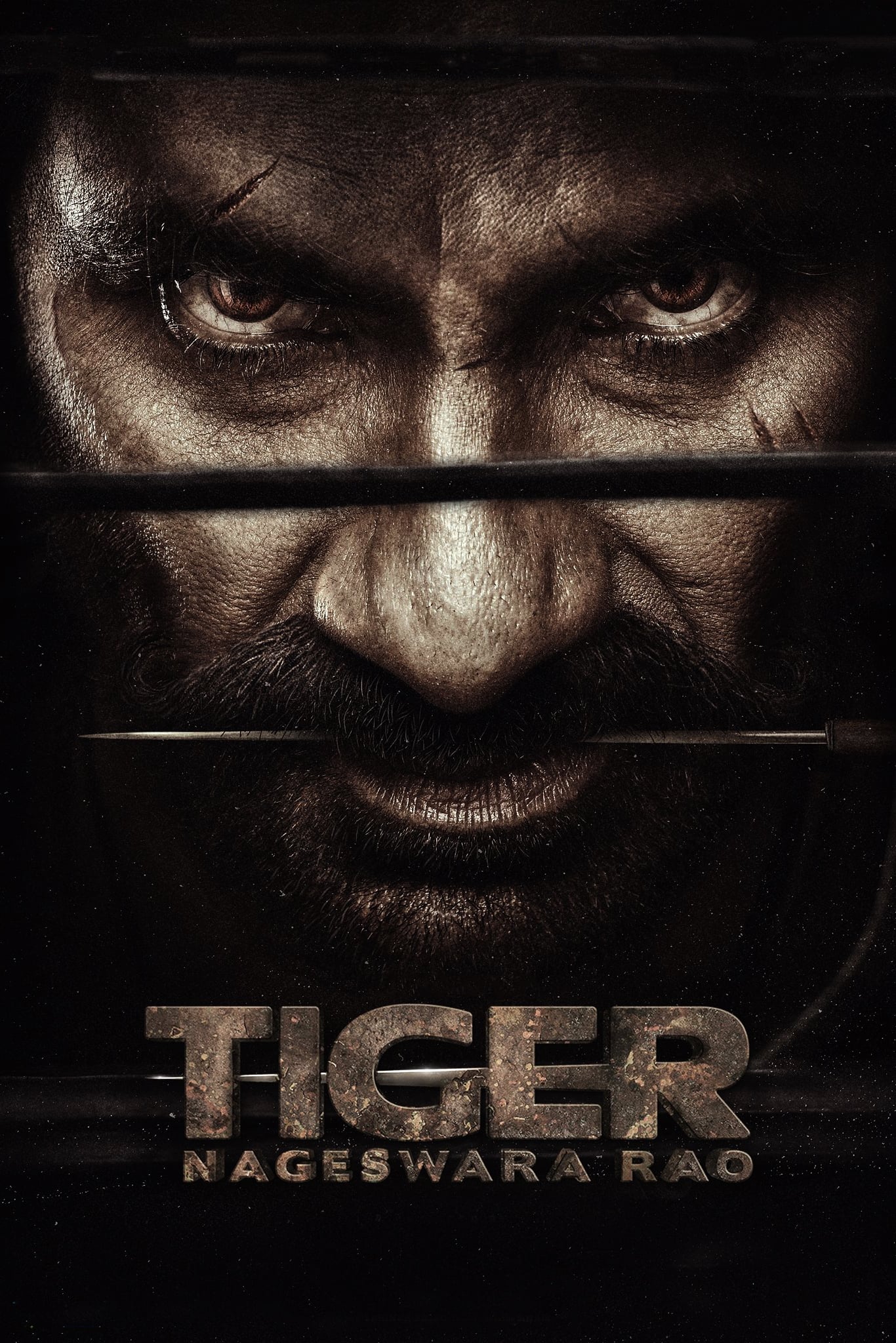Tiger Nageswara Rao Hindi Dubbed Movie Poster (2023)
