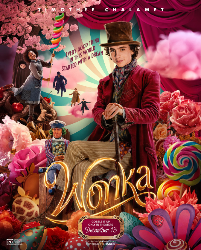 Wonka Hindi Dubbed Movie Poster (2023)