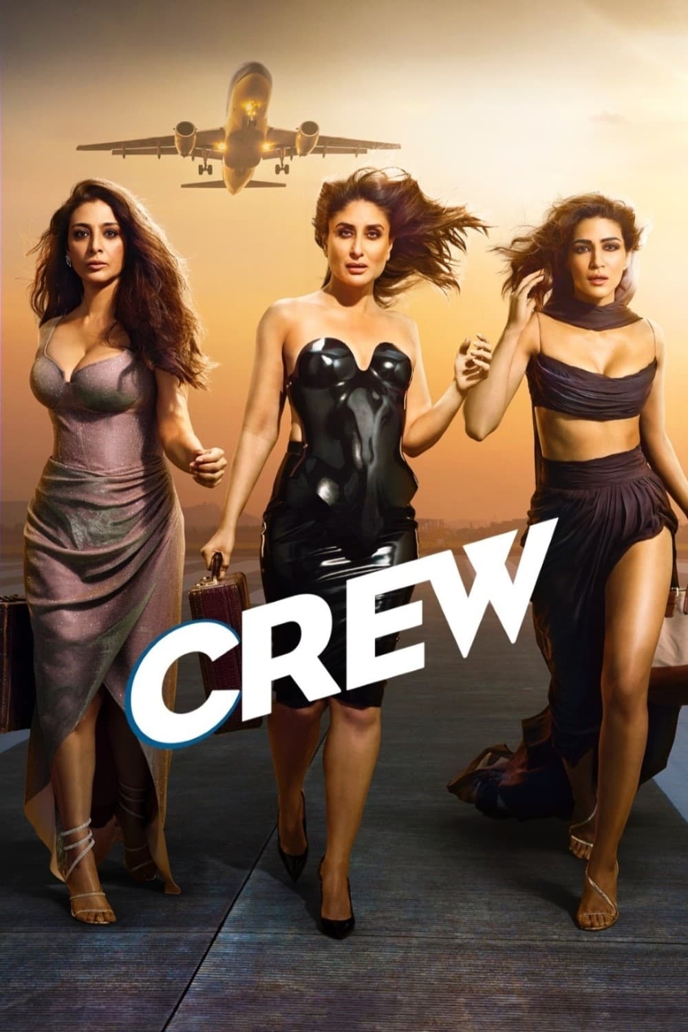 Crew Hindi Dubbed Movie Poster (2024)