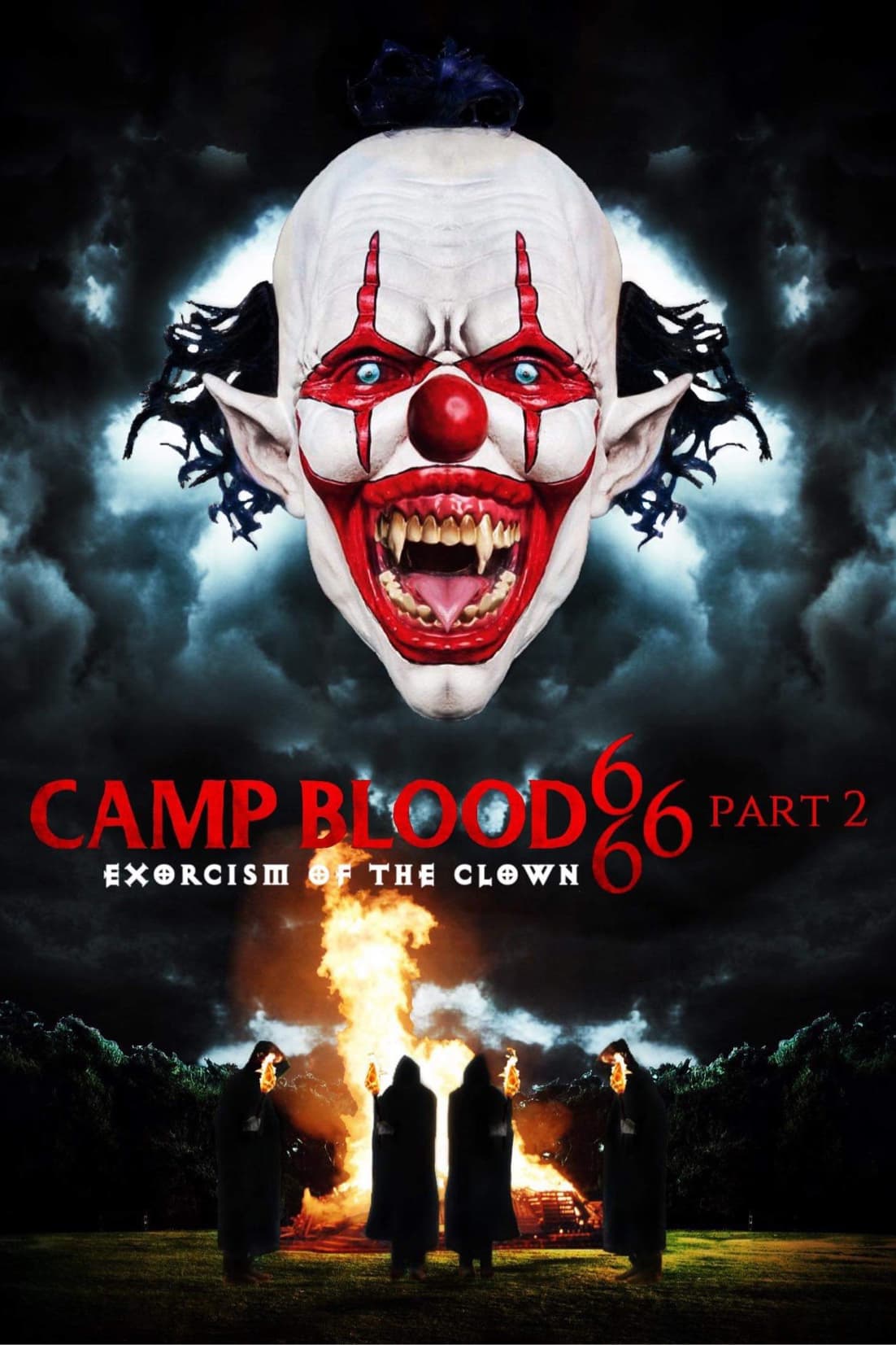 Camp Blood 666 Part 2: Exorcism of the Clown Hindi Dubbed Movie Poster (2023)