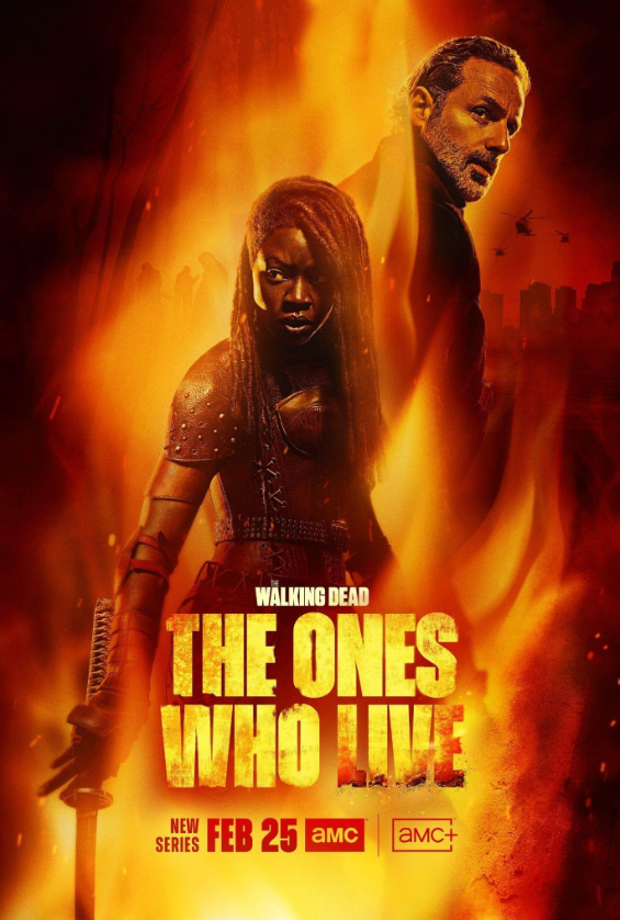 The Walking Dead: The Ones Who Live Hindi Dubbed Movie Poster (2024)