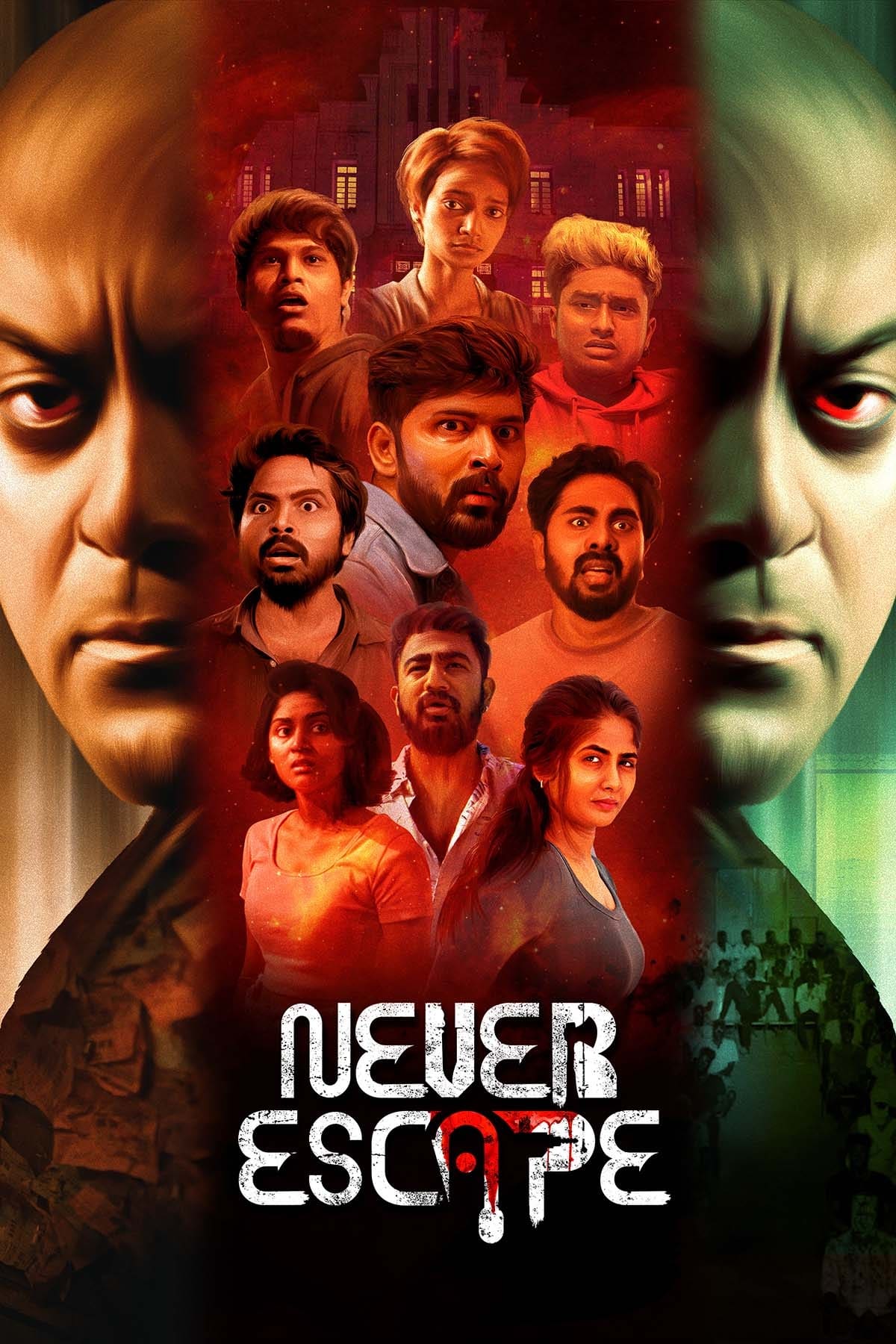 Never Escape Hindi Dubbed Movie Poster (2024)