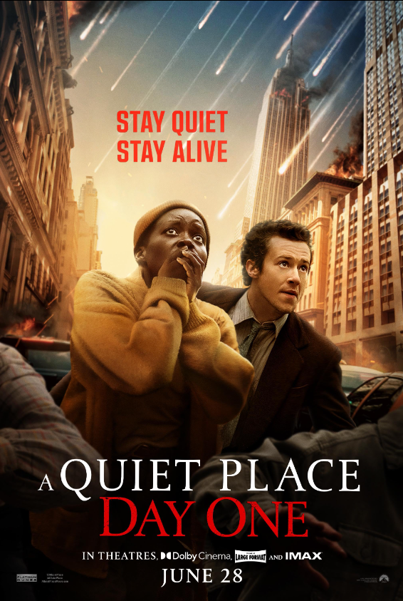 A Quiet Place: Day One Hindi Dubbed Movie Poster (2024)