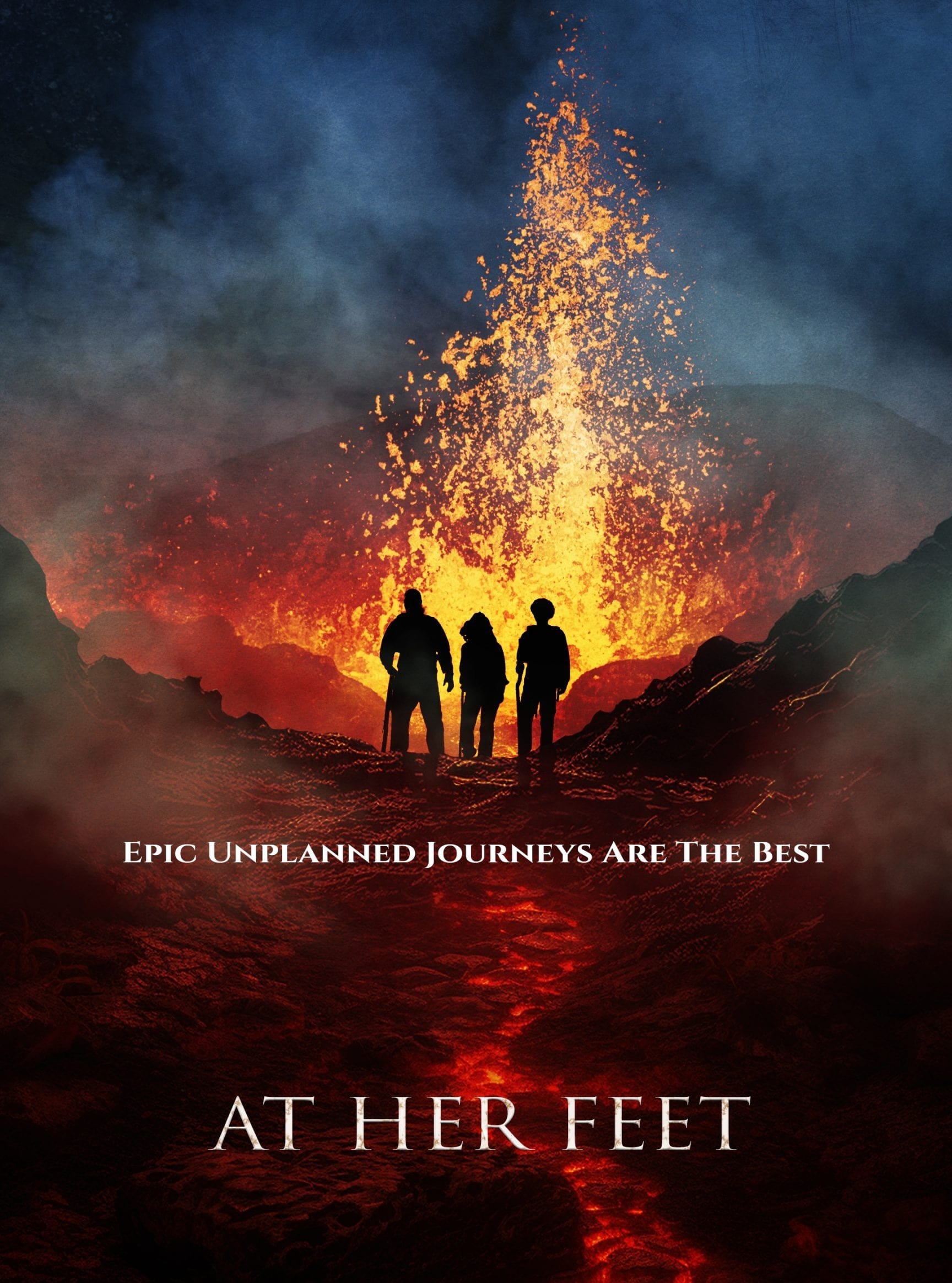 At Her Feet Hindi Dubbed Movie Poster (2024)