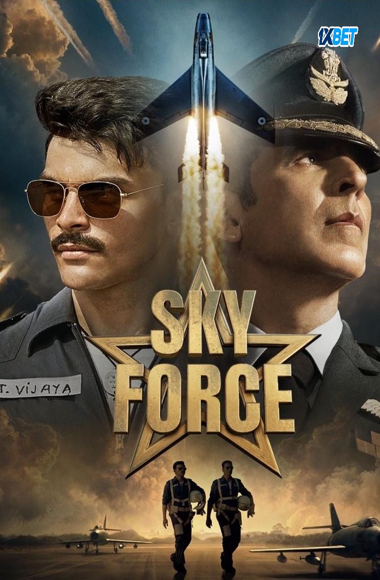Sky Force Hindi Dubbed Movie Poster (2025)