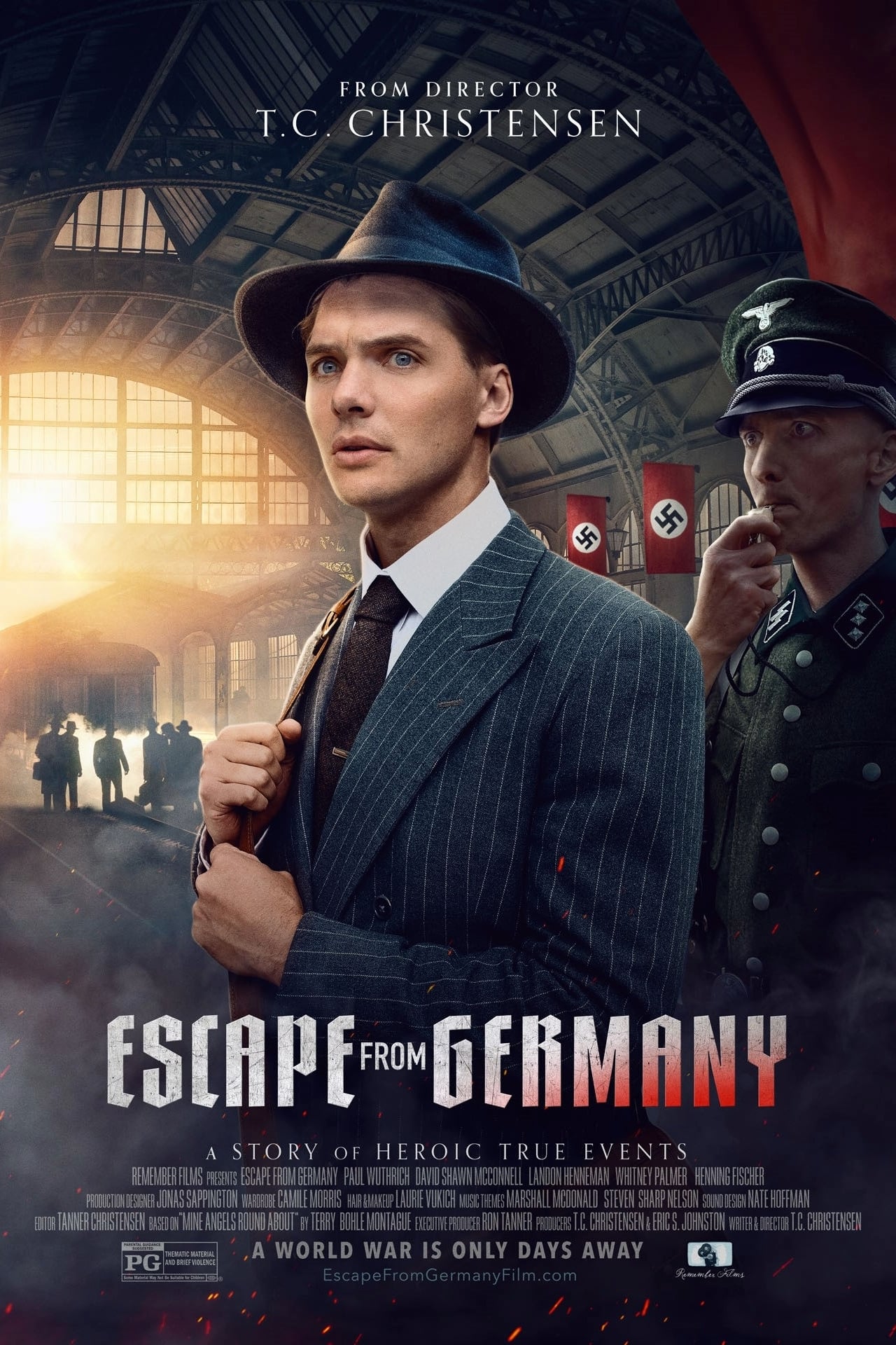 Escape from Germany Hindi Dubbed Movie Poster (2024)
