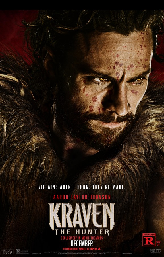 Kraven the Hunter Hindi Dubbed Movie Poster (2024)