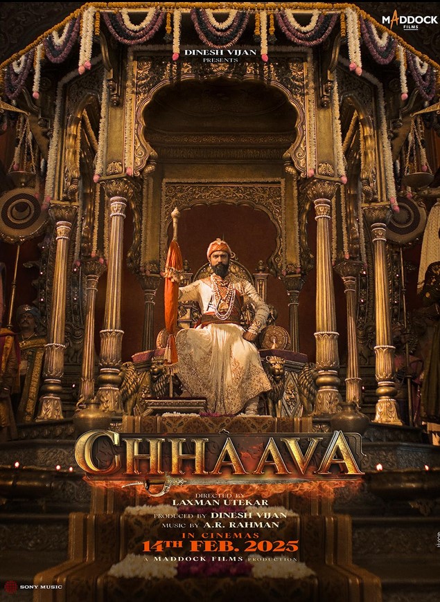 Chhaava Hindi Dubbed Movie Poster (2025)