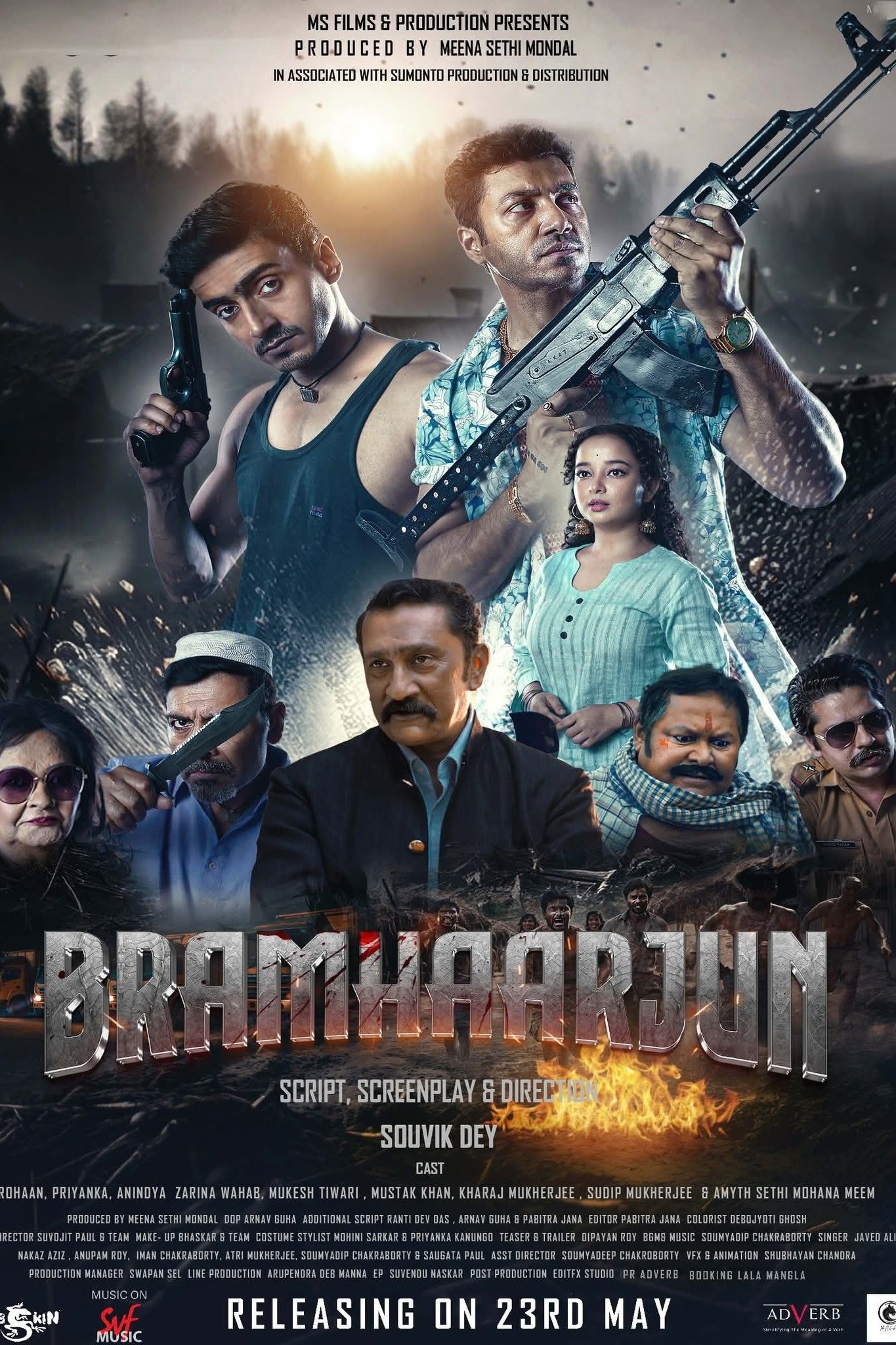 Bramhaarjun Hindi Dubbed Movie Poster (2025)