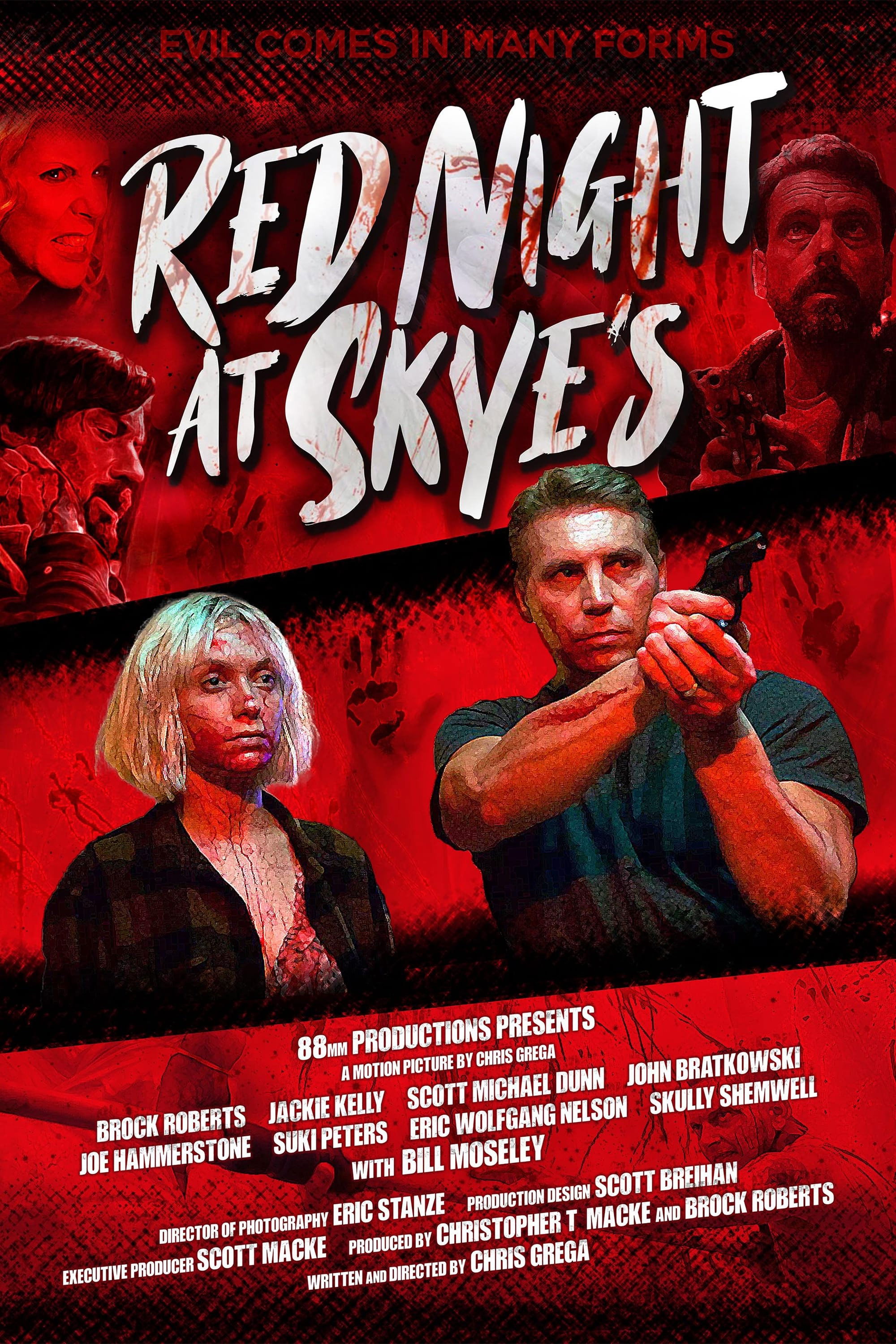 Red Night at Skye's Hindi Dubbed Movie Poster (2024)