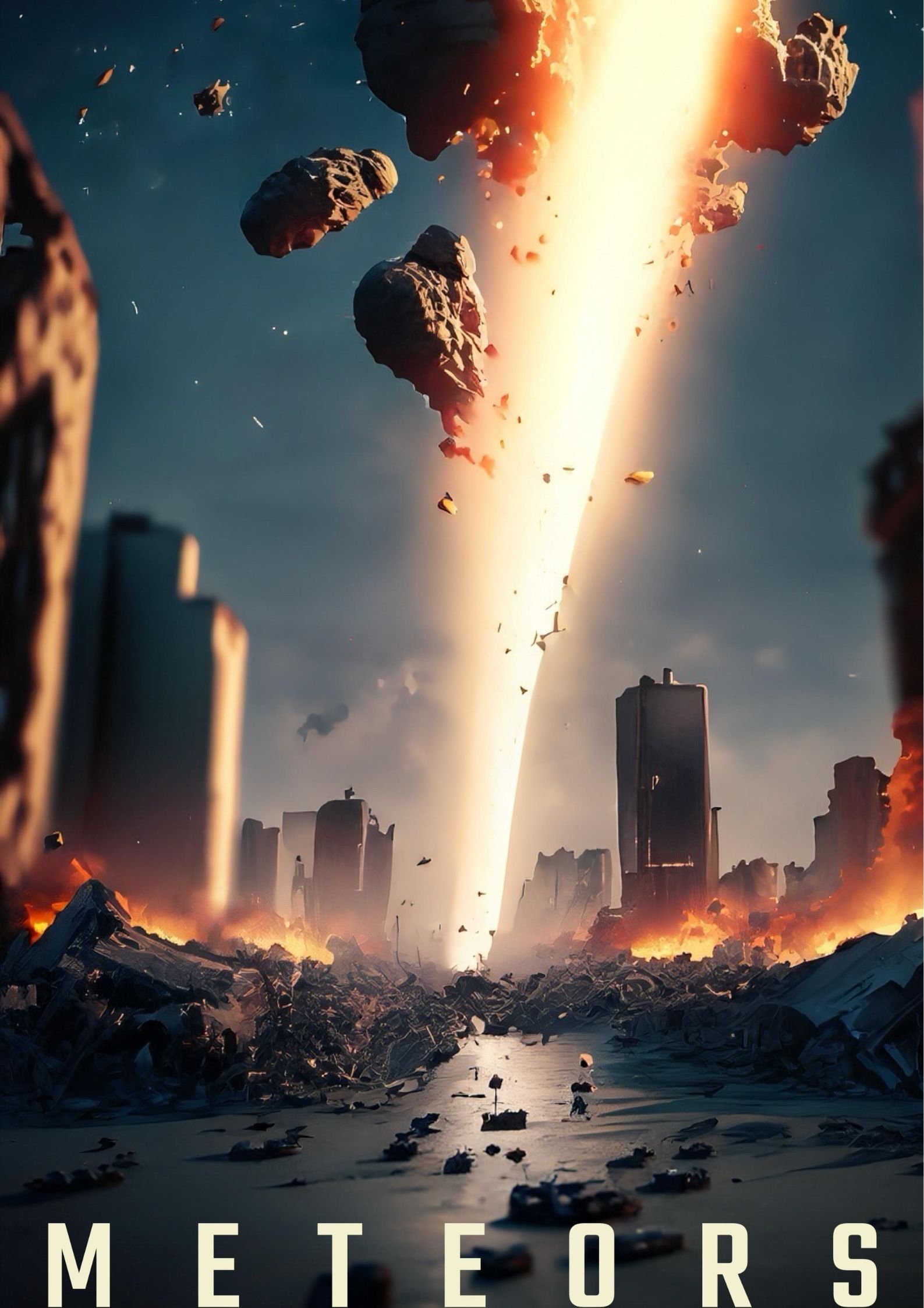 Meteors Hindi Dubbed Movie Poster (2025)