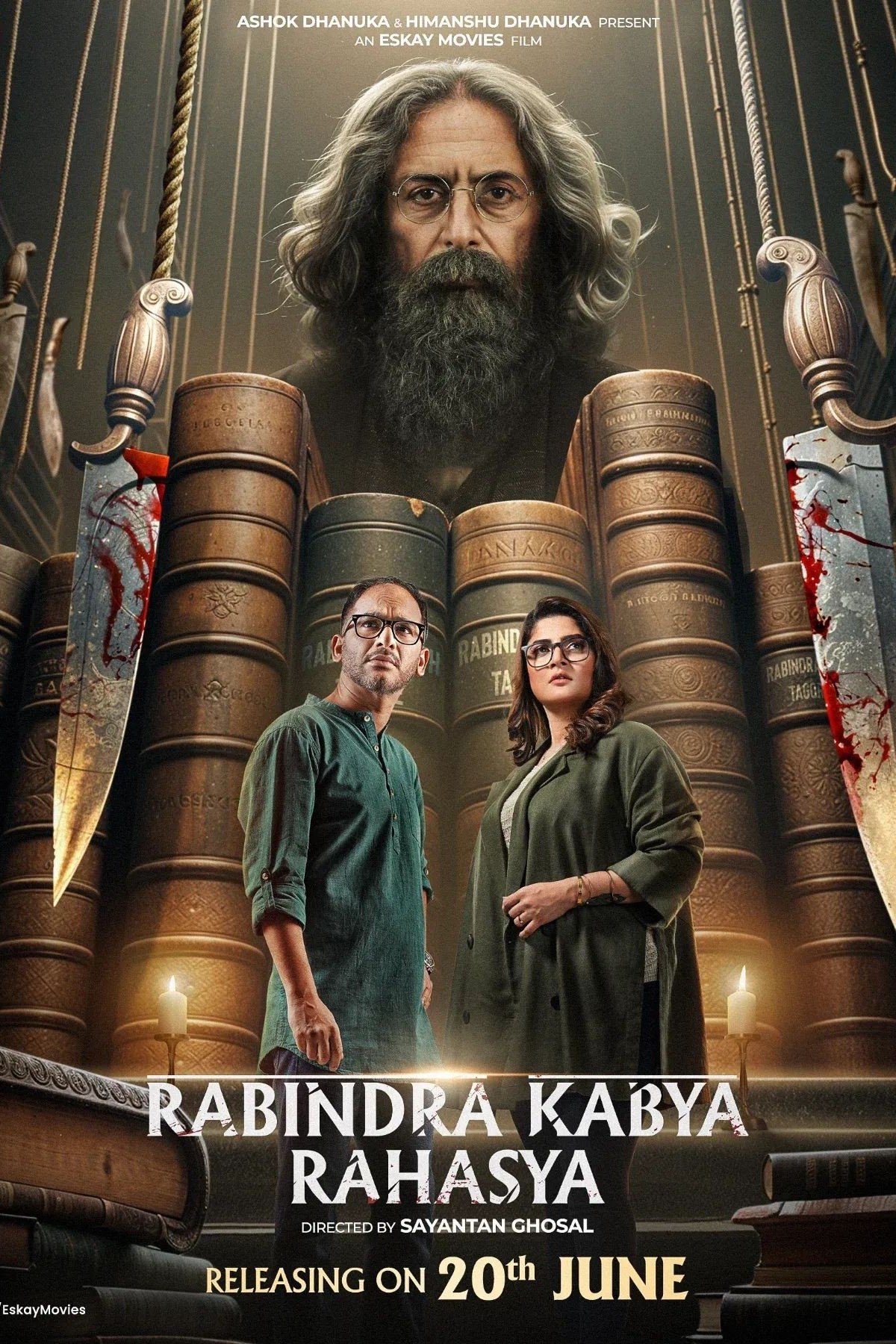 Rabindra Kabya Rahasya Hindi Dubbed Movie Poster (2025)