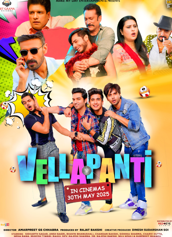 Vellapanti Hindi Dubbed Movie Poster (2025)