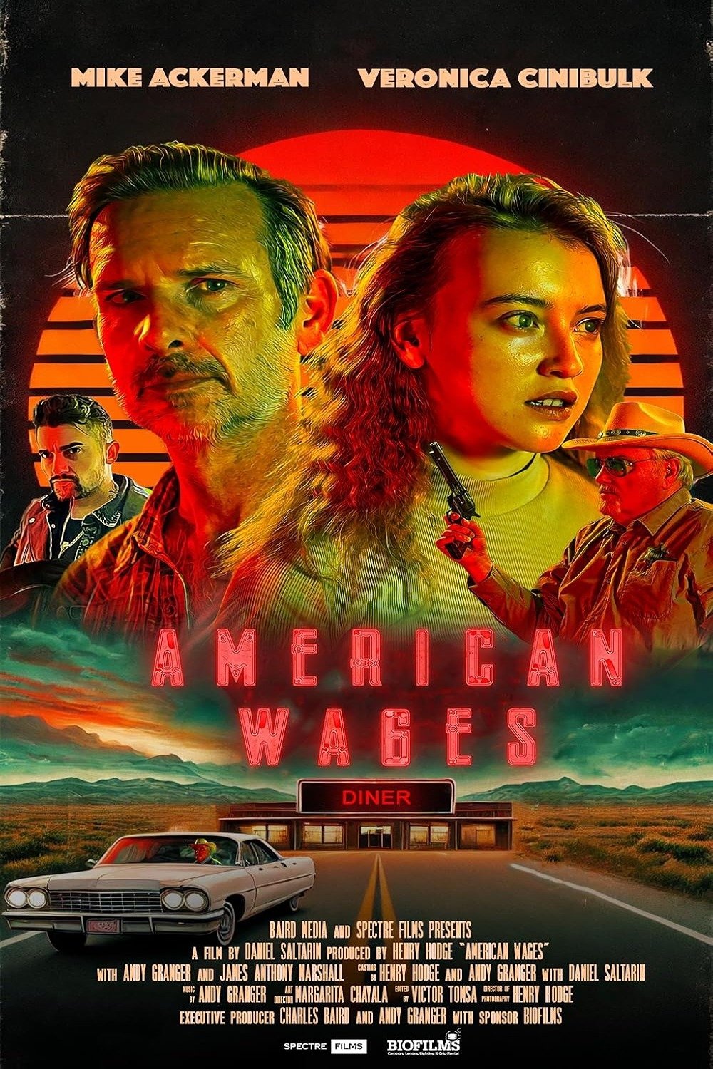 American Wages Hindi Dubbed Movie Poster (2025)