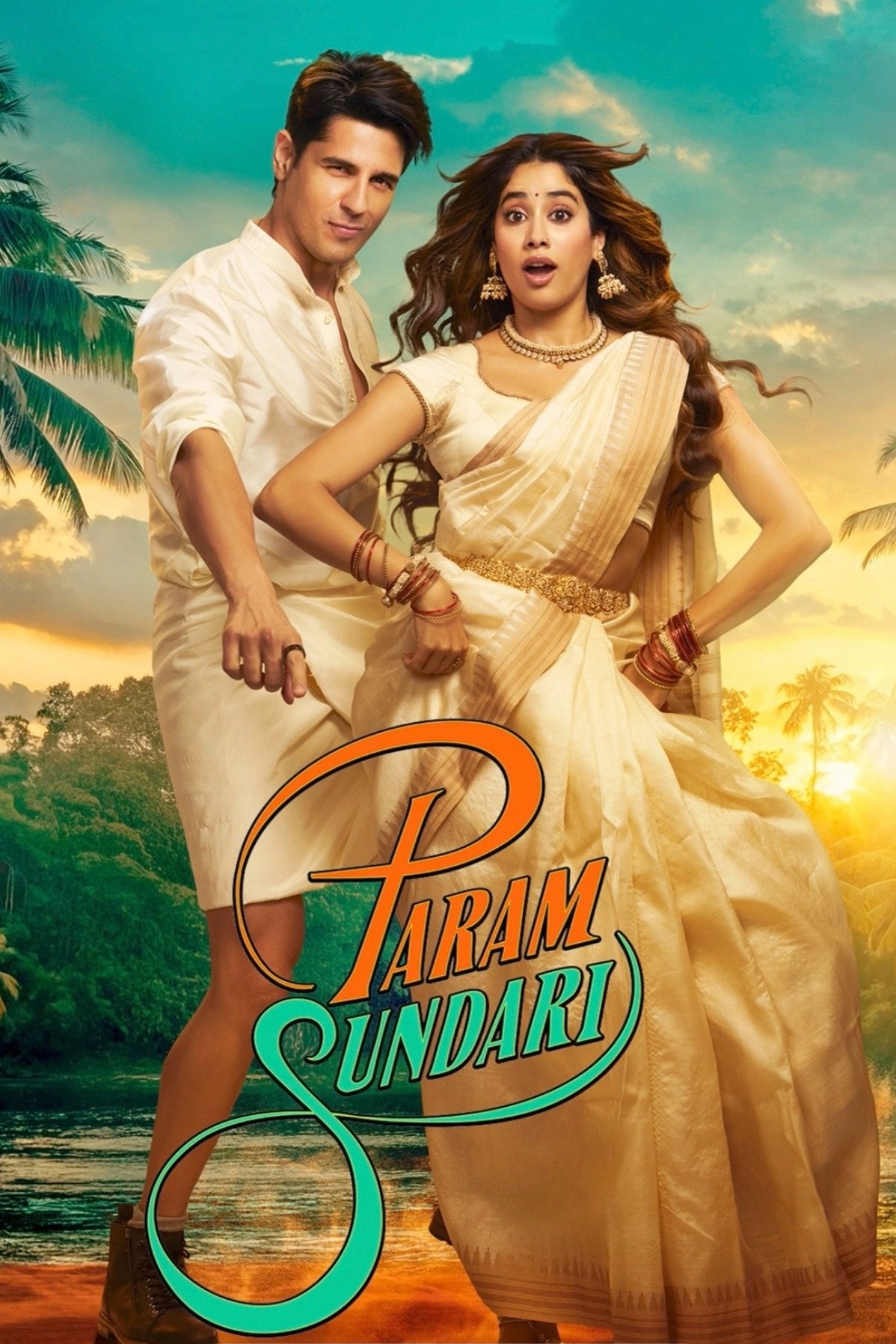 Param Sundari Hindi Dubbed Movie Poster (2025)