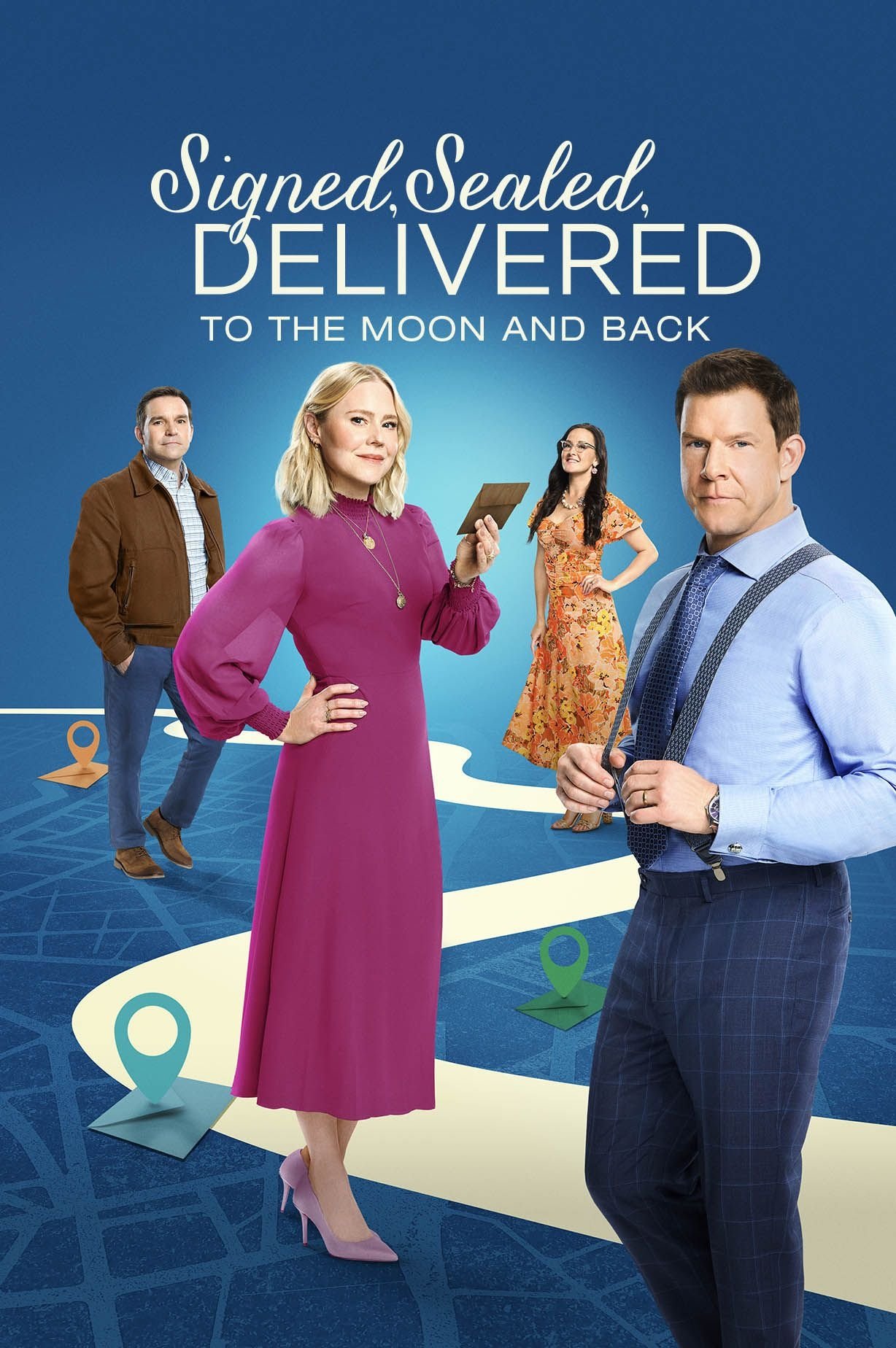 Signed, Sealed, Delivered: To The Moon And Back Hindi Dubbed Movie Poster (2025)