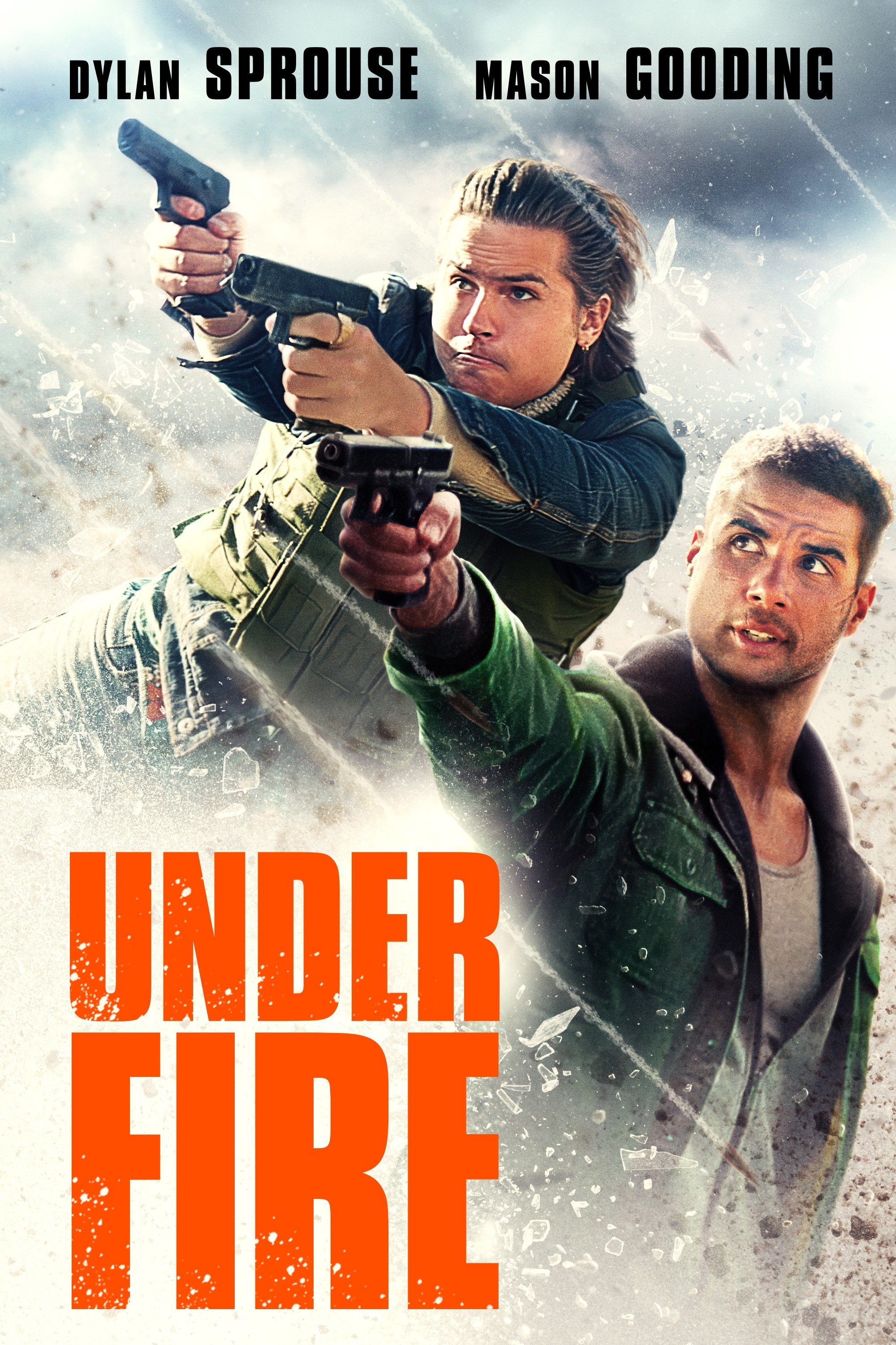 Under Fire Hindi Dubbed Movie Poster (2025)