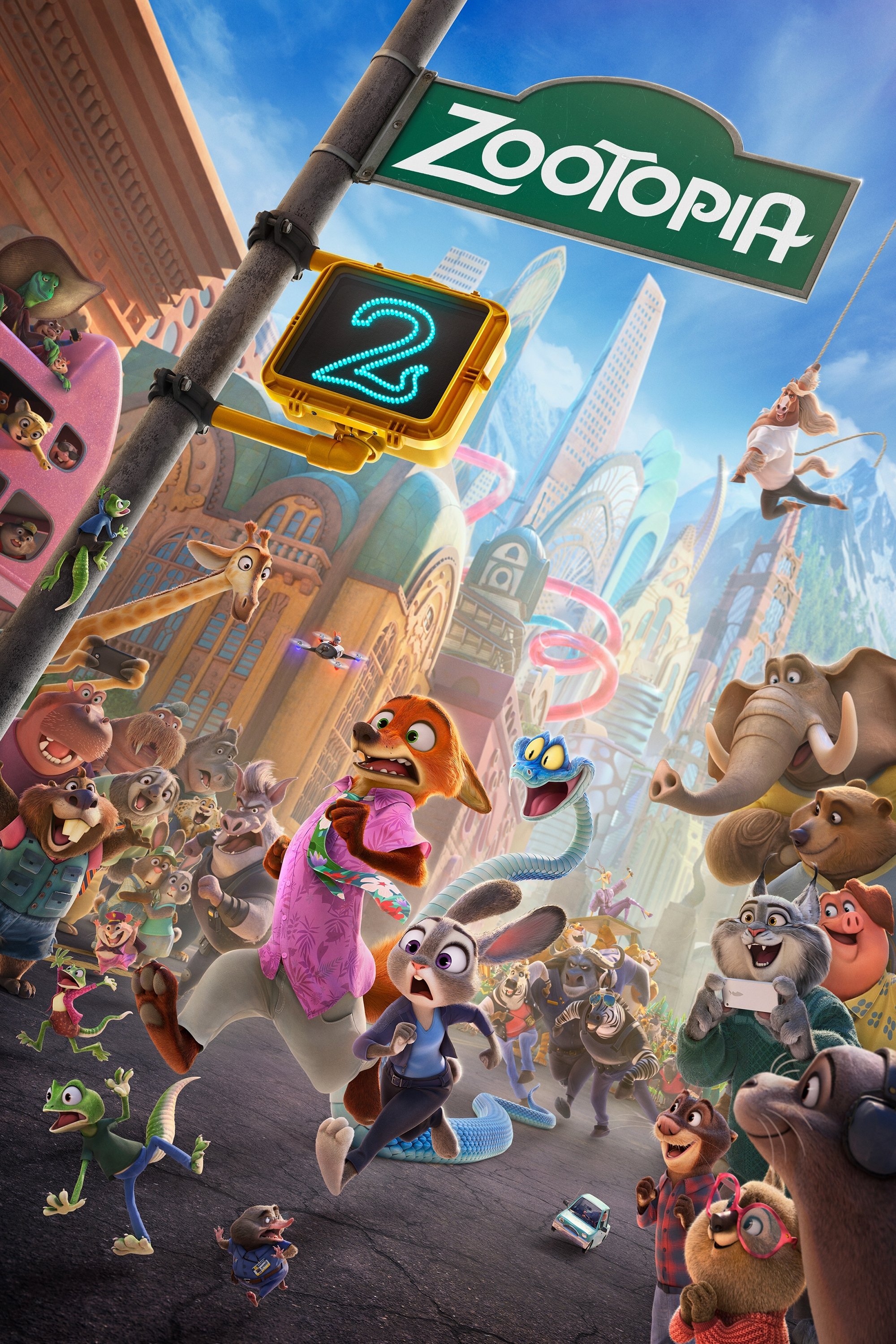Zootopia 2 Hindi Dubbed Movie Poster (2025)
