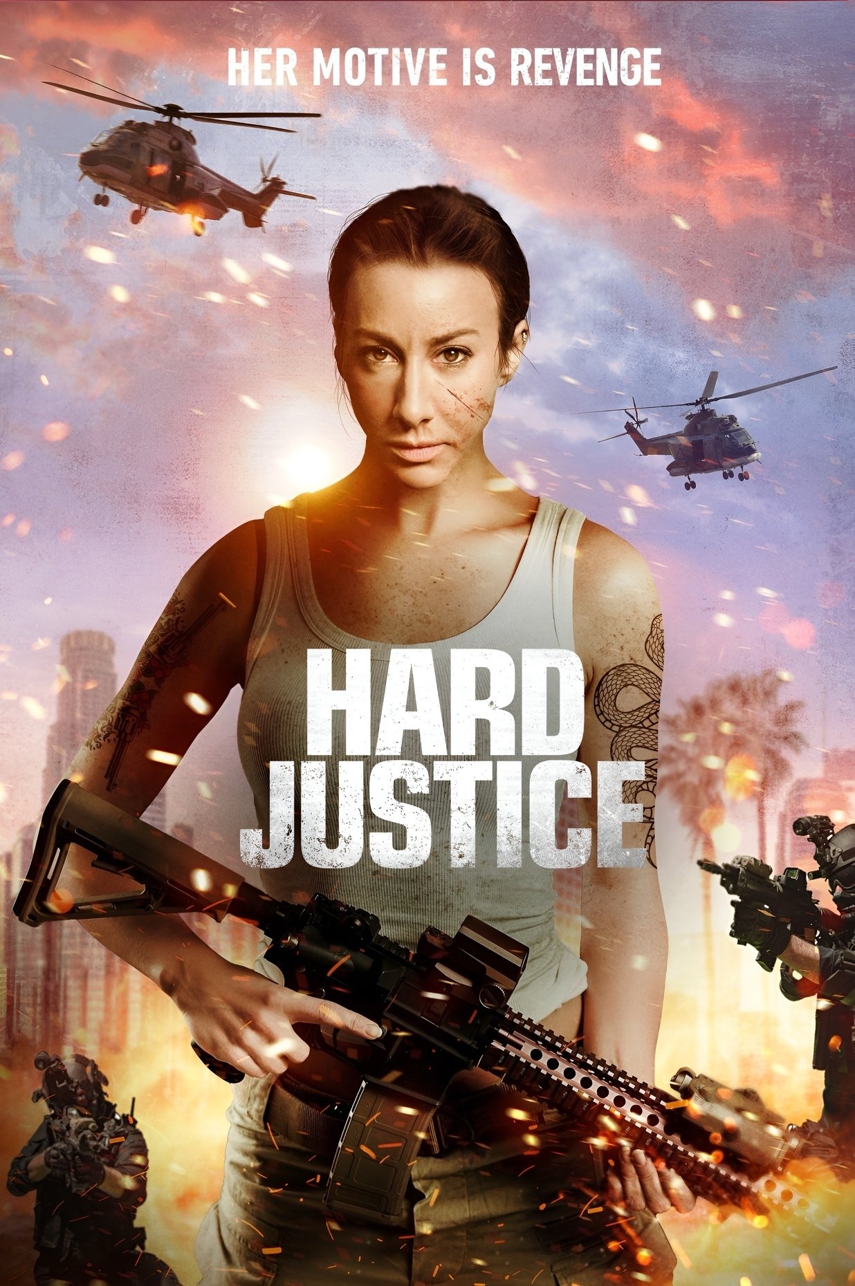 Hard Justice Hindi Dubbed Movie Poster (2025)